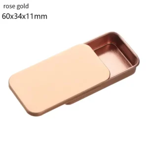 Mini metalowe pudełko z zamknięciem Khaki