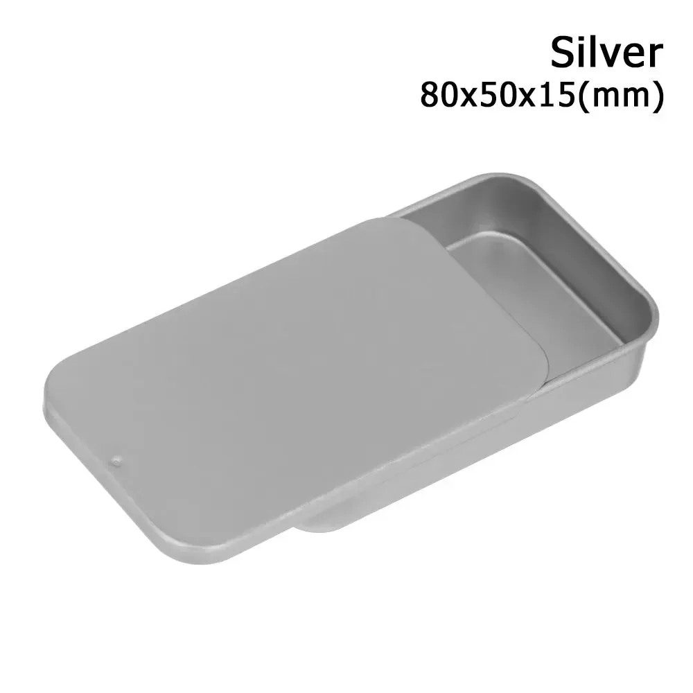 Mini metalowe pudełko z zamknięciem Jasnoszary