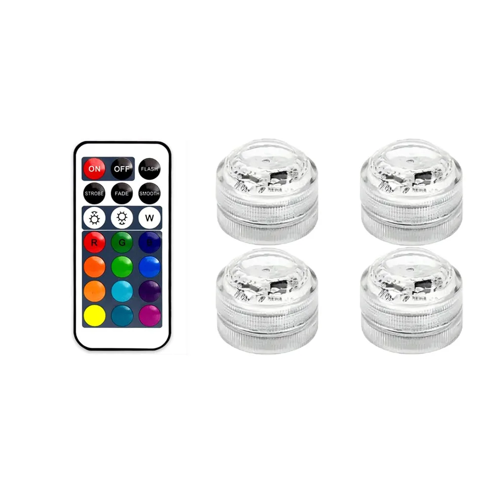 Mini podwodne diody LED do wazonu i dekoracji stołu weselnego Zielony
