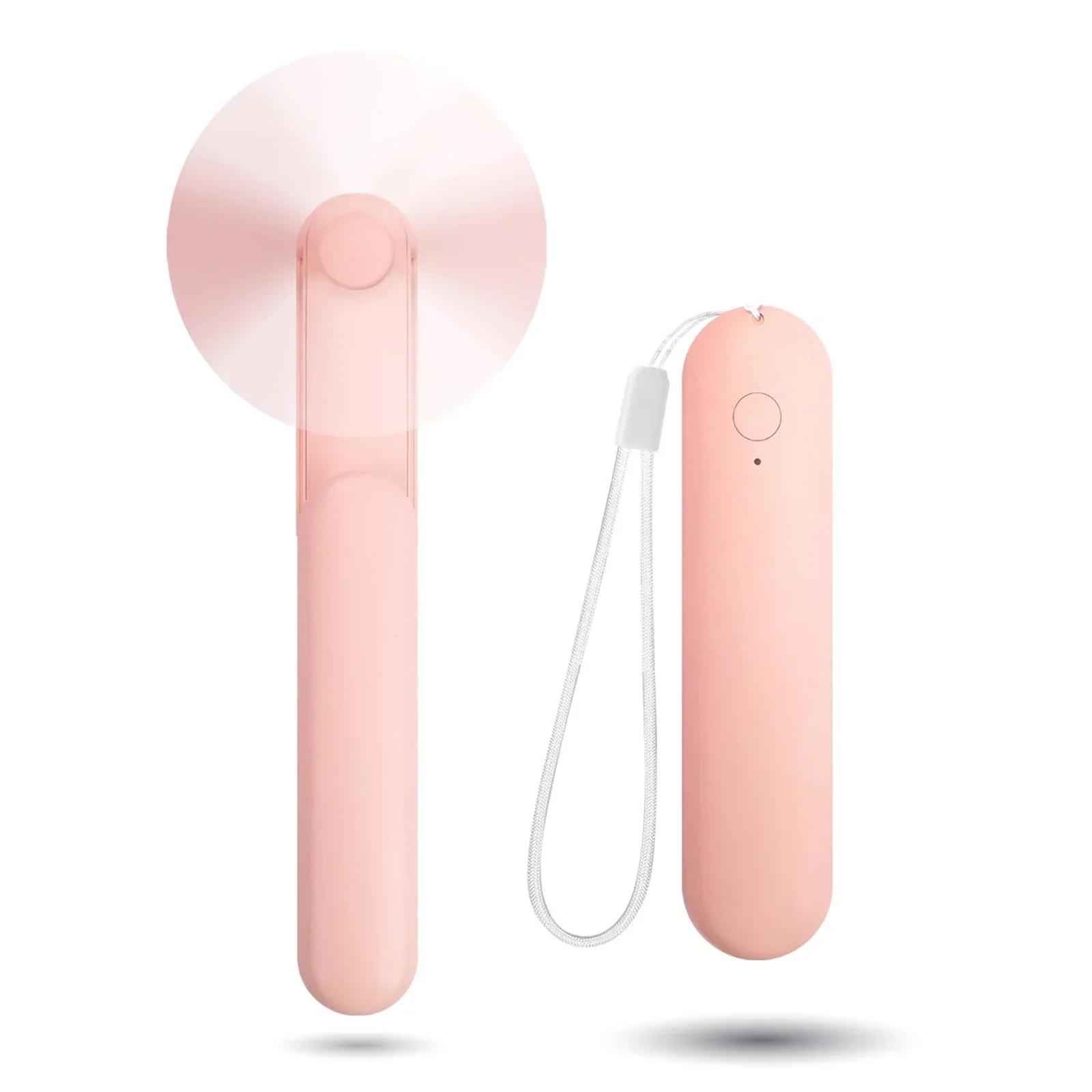 Mini wentylator kieszonkowy USB z power bankiem Ciemnozielony