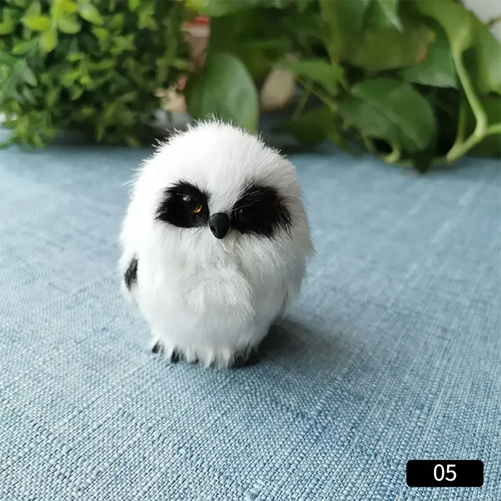 Miniaturowe figurki zwierząt dekoracja wnętrz — lis, sowa, kot, królik Kawa