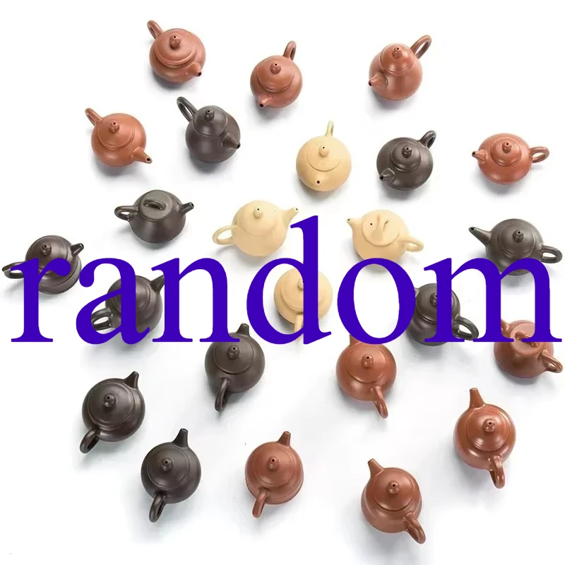 Miniaturowy emaliowany czajniczek ceramiczny na palec – Tea Pet Złoto