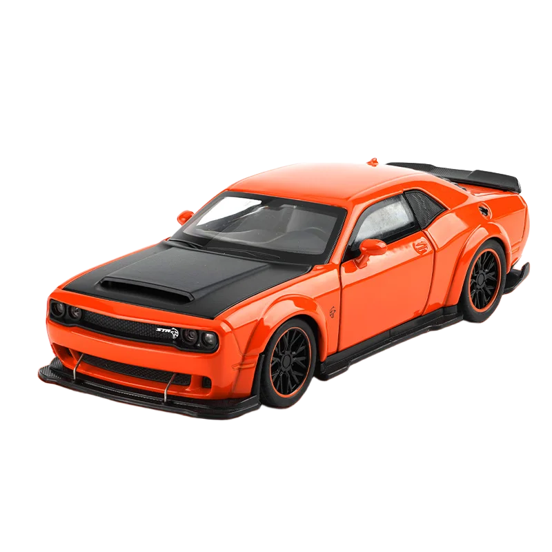 Model auta Dodge Challenger 1:32 metalowy - ozdoba Biały