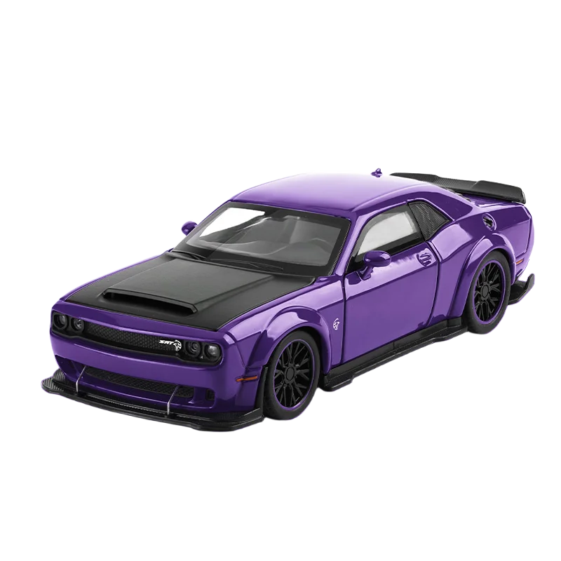 Model auta Dodge Challenger 1:32 metalowy - ozdoba Czerwony