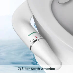Nakładka bidetowa na deskę WC, regulowane ciśnienie 8 north america