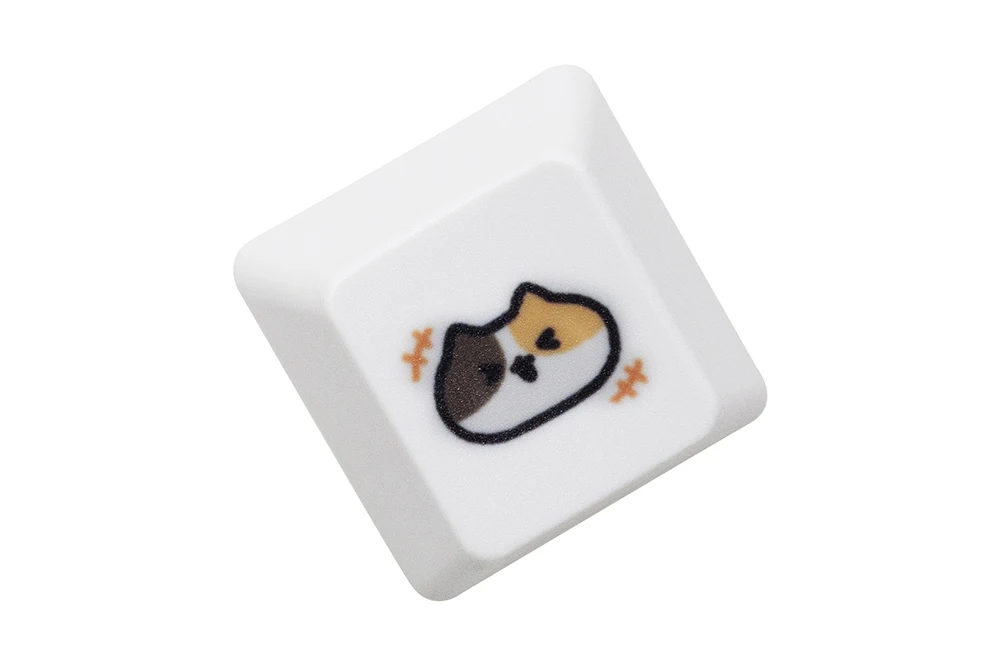 Nakładka na klawisz z kotem – artisan keycap MX dla klawiatury mechanicznej Ciemny szary
