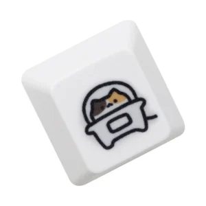 Nakładka na klawisz z kotem – artisan keycap MX dla klawiatury mechanicznej Czarny
