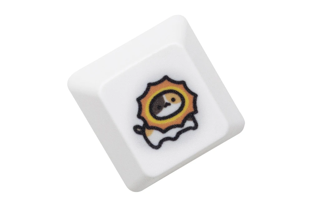 Nakładka na klawisz z kotem – artisan keycap MX dla klawiatury mechanicznej Zielony