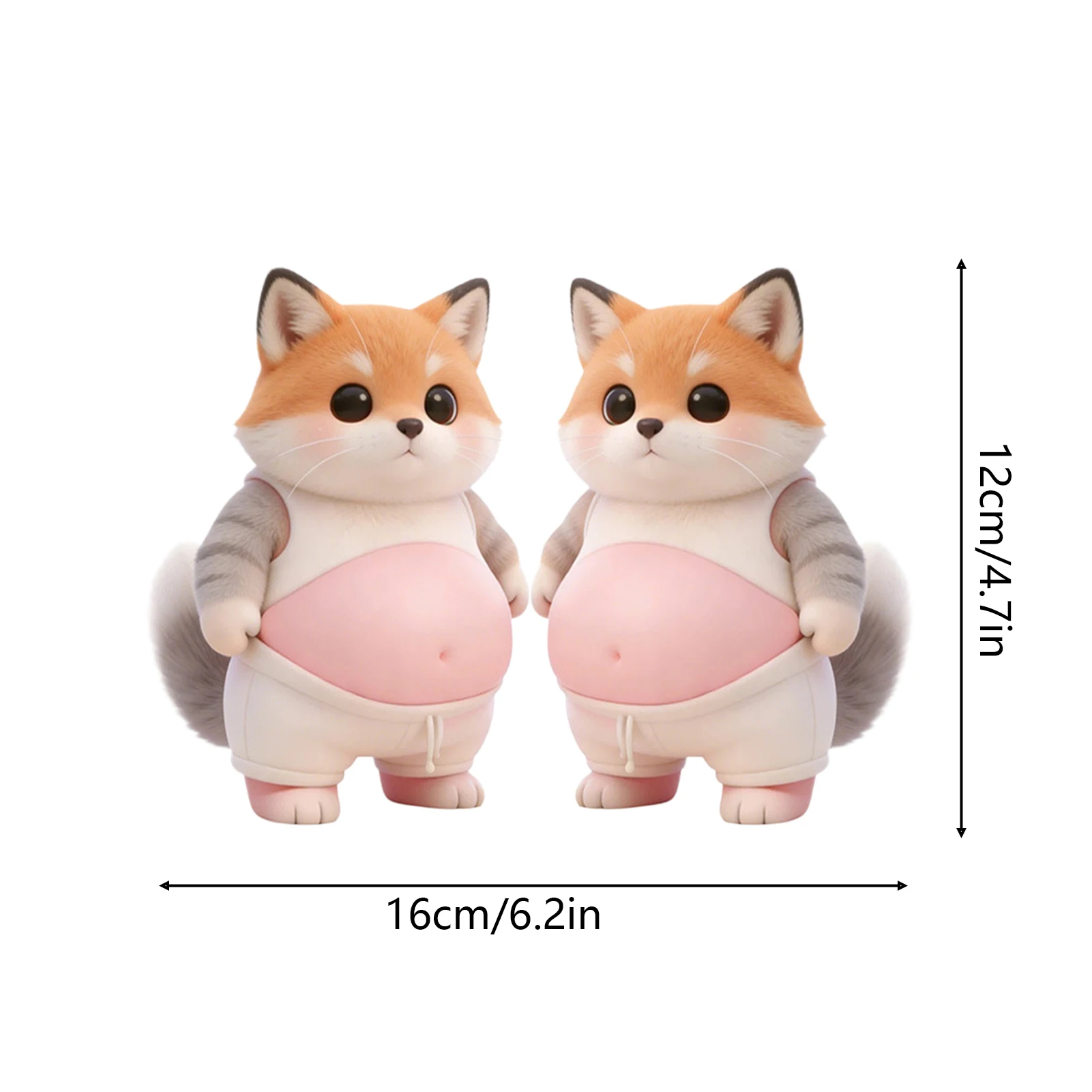 Naklejki 3D z pieskami kawaii do dekoracji domu i akcesoriów Fioletowy/фиолетовый
