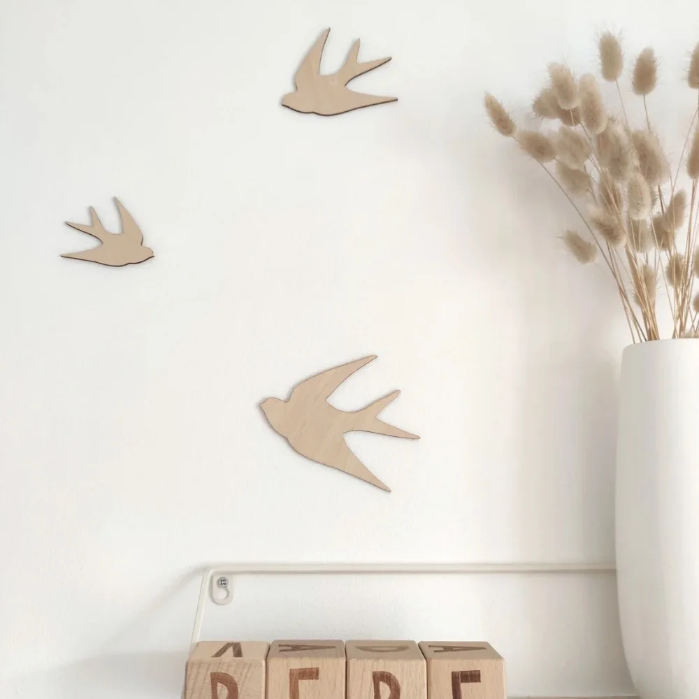 Naklejki ścienne 3D kwiaty i chmury DIY dekoracja pokoju Błękitny