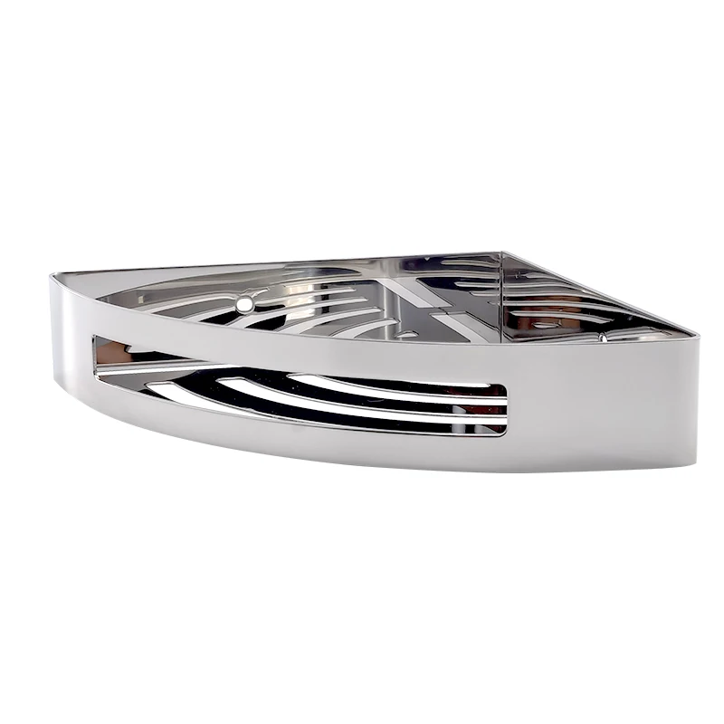 Narożna półka prysznicowa ze stali nierdzewnej Polished shelf