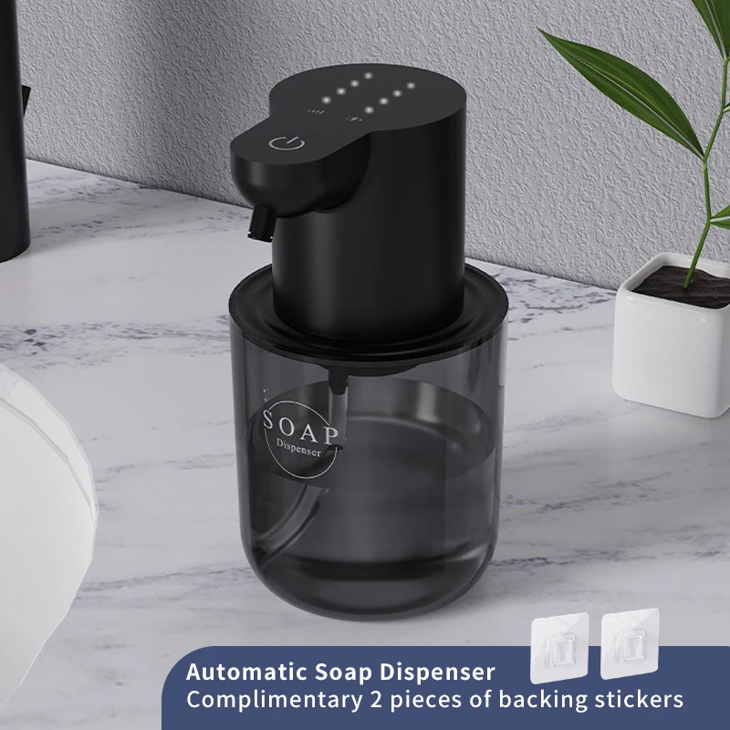 Naścienny automatyczny dozownik piany z czujnikiem 400 ml Czarny