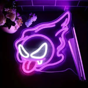 Neon LED do pokoju gamingowego — dekoracja ścienna dla graczy Zielony jabłko