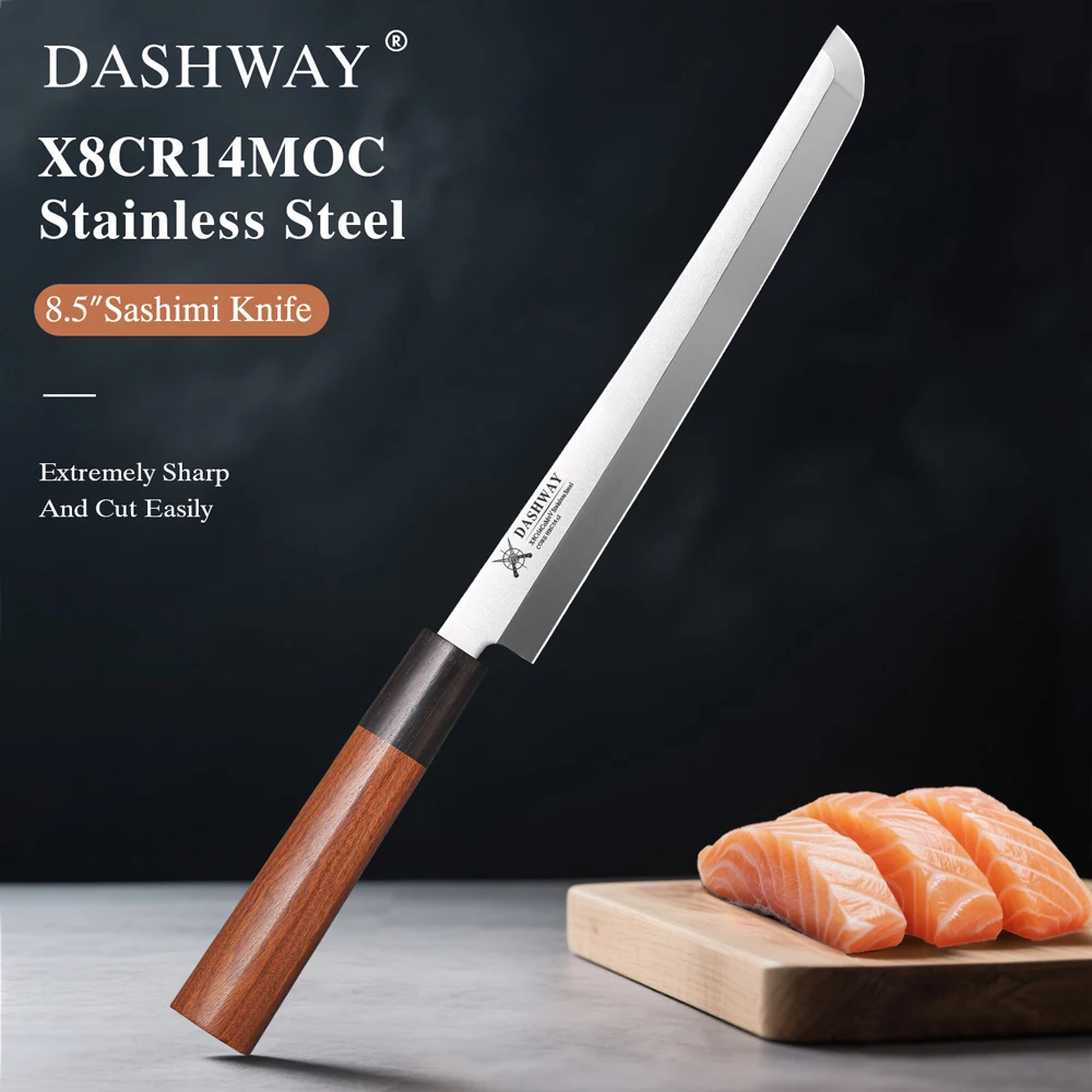 Nóż do sushi i sashimi DASHWAY 21 cm Sashimi knife