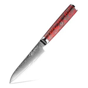Noże Grandsharp ze stali damasceńskiej 67 warstw 3.8 inch paring