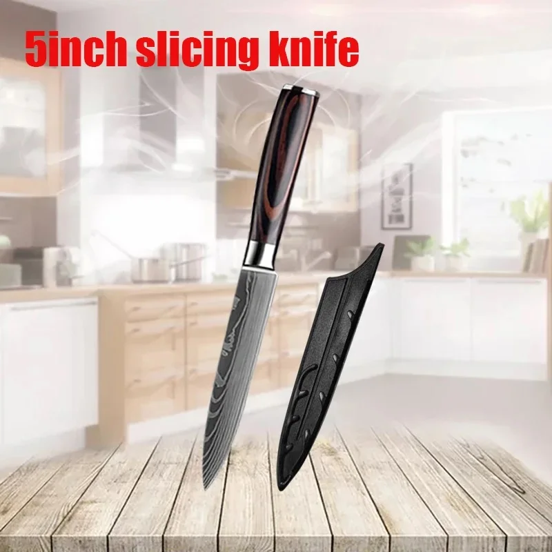 Noże kuchenne ze stali nierdzewnej, seria do krojenia 5inch slicing knife