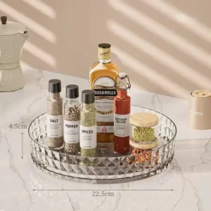 Obrotowy organizer na blat kuchenny 360 stopni Transparent