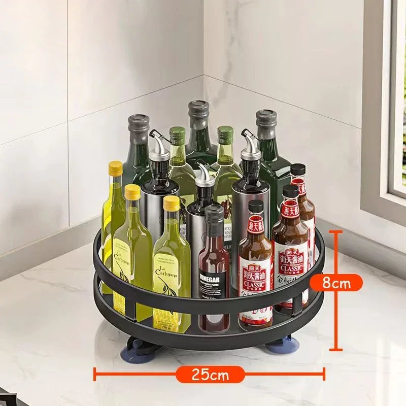 Obrotowy organizer na przyprawy 360 stopni do kuchni 1 layer