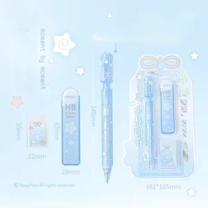 Ołówek automatyczny Omamori Fortune kawaii 0,5 mm przezroczysty żółty