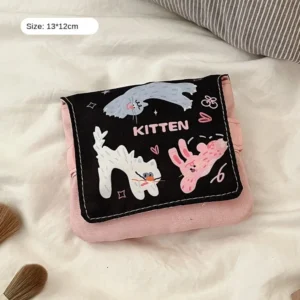 Kosmetyczka organizer na kable i drobiazgi Niebieski