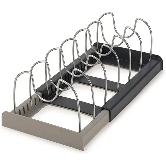 Rozsuwany organizer na pokrywki i deski ze stali nierdzewnej 7 dividers
