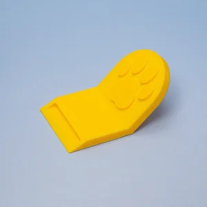 Otwieracz do puszek kocia łapka - ergonomiczny chwytak żółty