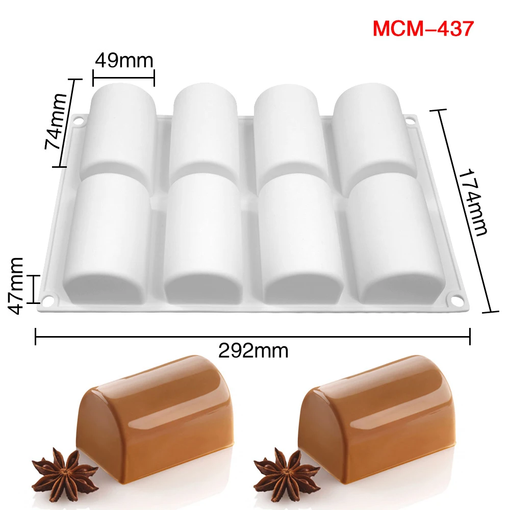 Owalna silikonowa forma do ciast i deserów Mcm 437