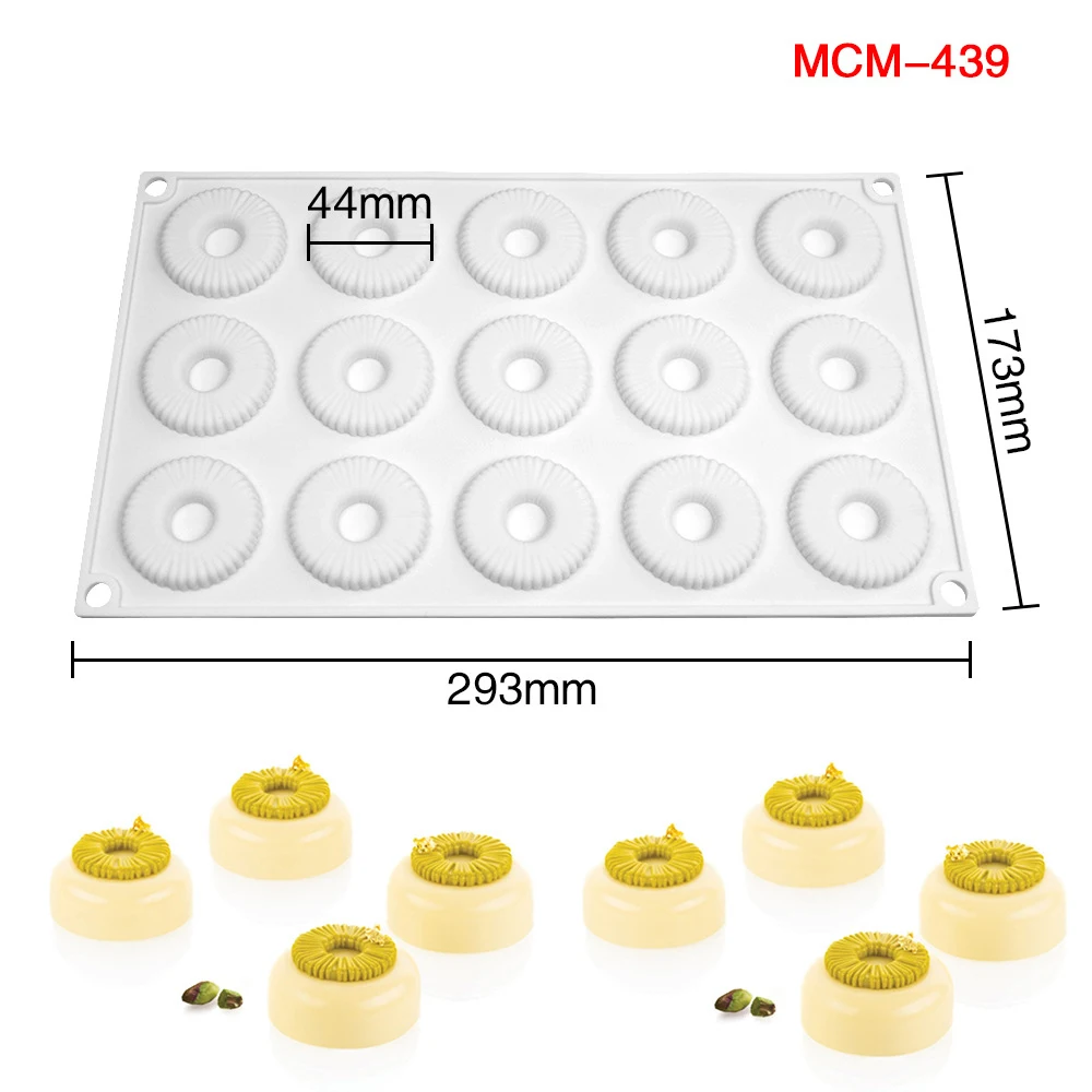Owalna silikonowa forma do ciast i deserów Mcm 439