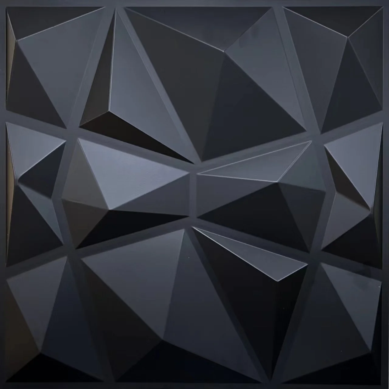 Panele ścienne 3D diamentowe teksturowane z PVC, zestaw 10 szt. 30x30 cm Jasnozielony