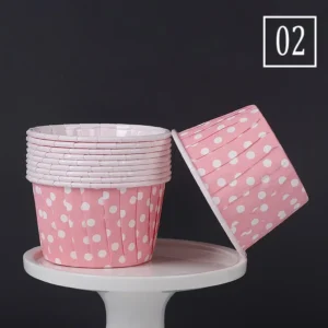 Papilotki do muffinek i babeczek, 50 sztuk 02