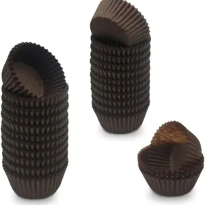 Papilotki do muffinek i babeczek, papierowe foremki Kawowy