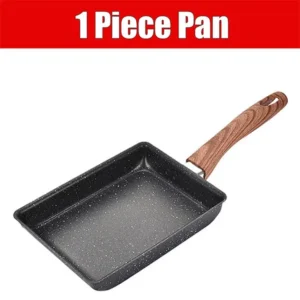 Patelnia do omletów i jajek Tamagoyaki, prostokątna Biały