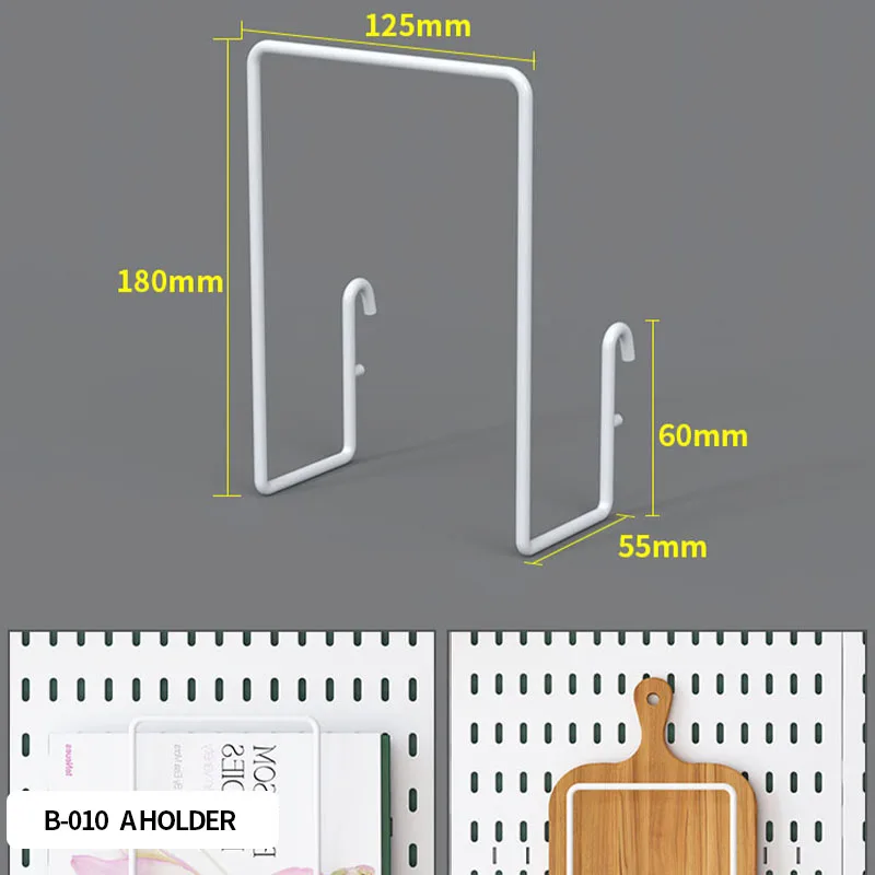 Pegboard ścienny organizer na klawiaturę i akcesoria bez wiercenia Głęboka zielona