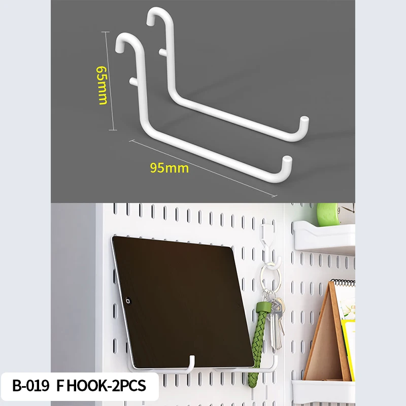 Pegboard ścienny organizer na klawiaturę i akcesoria bez wiercenia Oliwkowy brąz