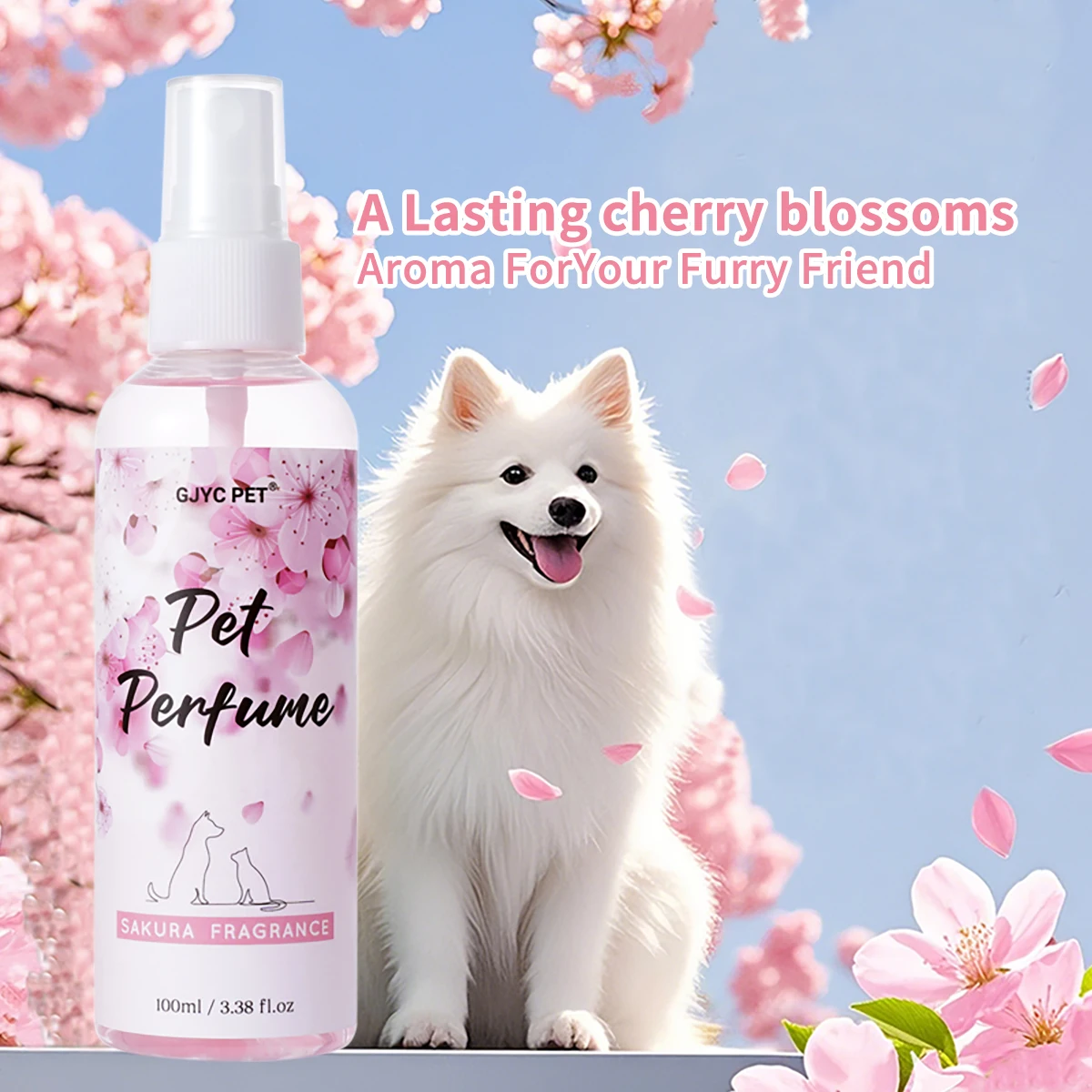 Perfumy dla zwierząt w sprayu Sakura - neutralizator zapachów