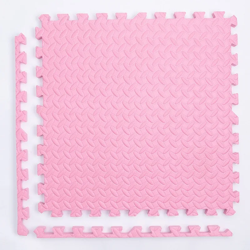 Piankowa mata fitness EVA puzzle — antypoślizgowa mata podłogowa 30x30 cm Fioletowy