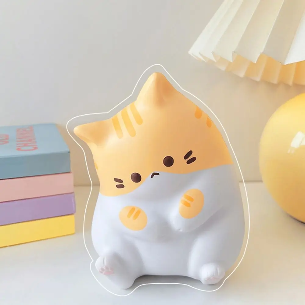 Antystresowa piłka squishy z kotem Jasnozielony