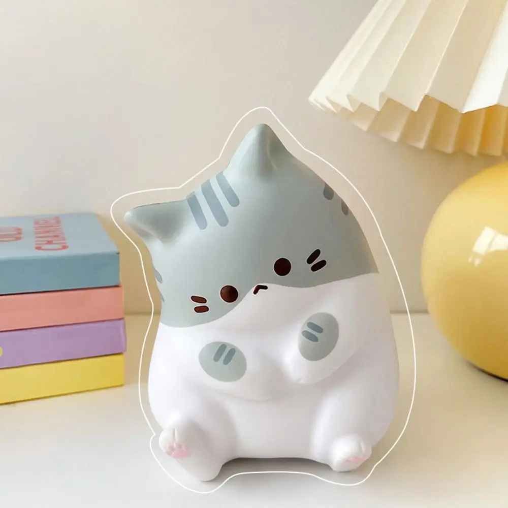 Antystresowa piłka squishy z kotem Jasnożółty