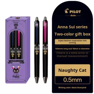 Pilot x Anna Sui zmazywalny długopis żelowy 0,5/0,3 mm – edycja limitowana Biały
