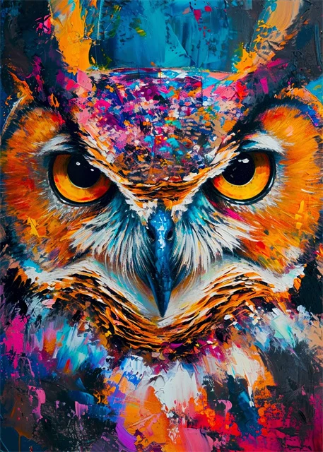 Plakat canvas z kotem i lwem w stylu graffiti — kolorowy art print Zielony
