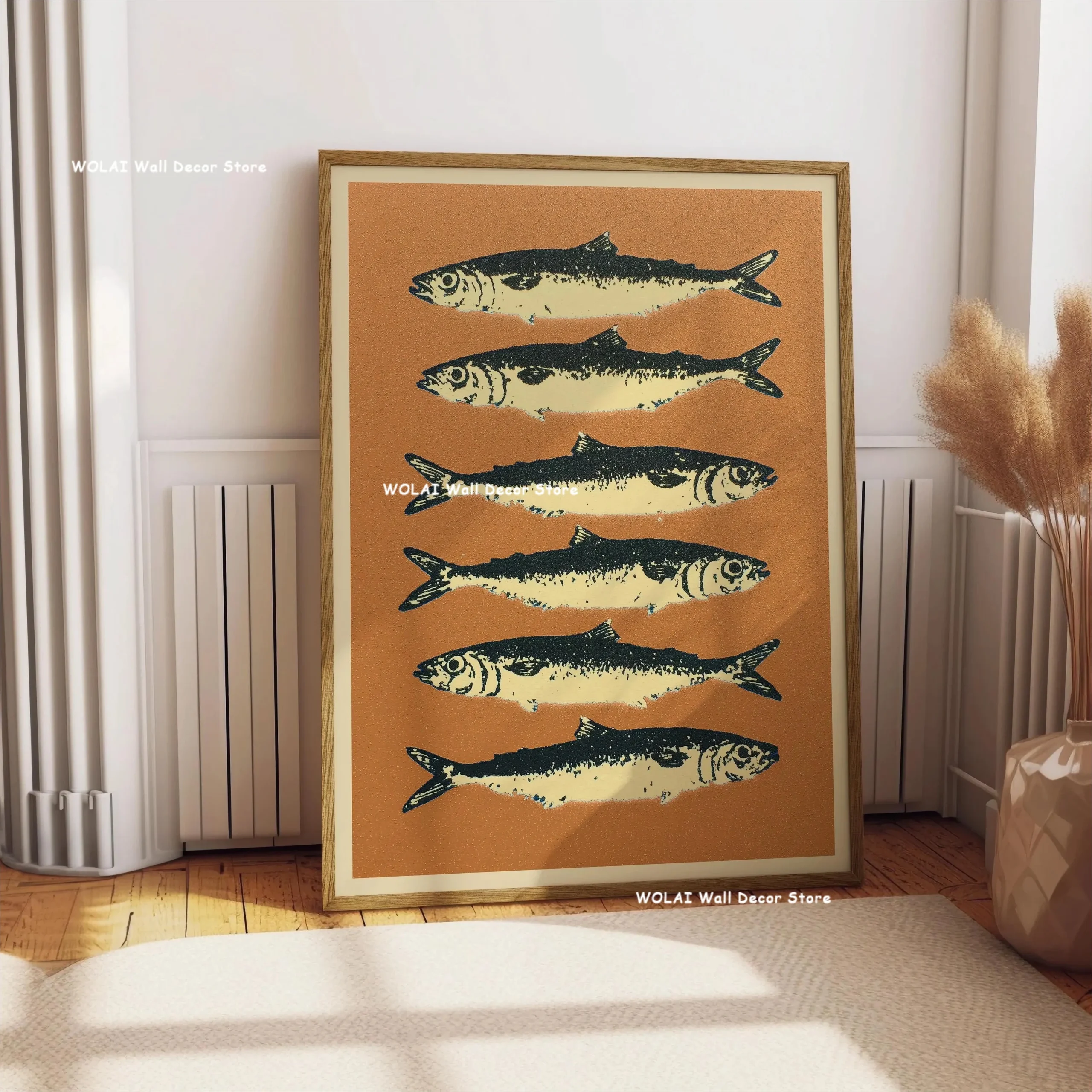 Plakat na płótnie z zabawnymi zwierzętami w stylu retro — żaba, kot, tygrys Wielo