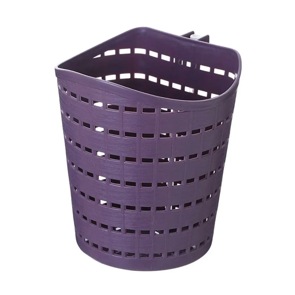 Plastikowy obrotowy koszyk wiszący na ścianę i biurko Czarny