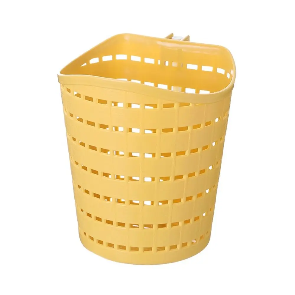 Plastikowy obrotowy koszyk wiszący na ścianę i biurko Czerwony