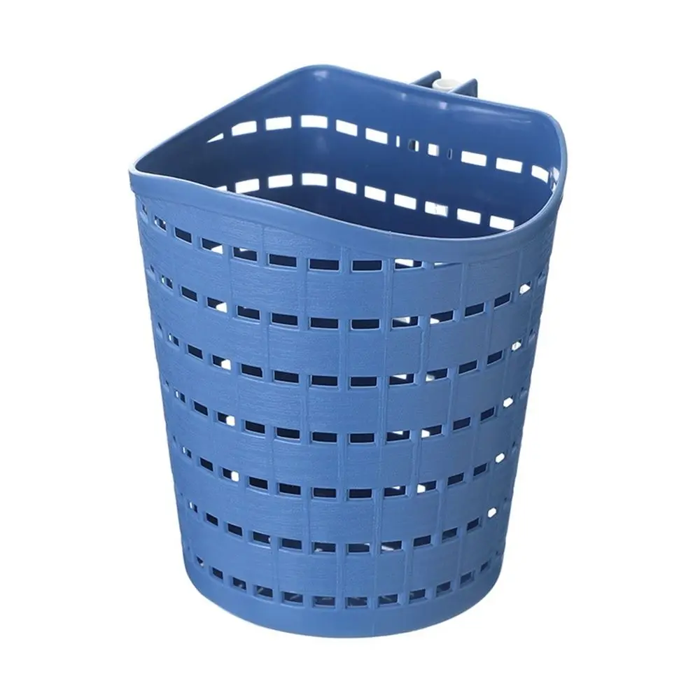 Plastikowy obrotowy koszyk wiszący na ścianę i biurko Niebieski