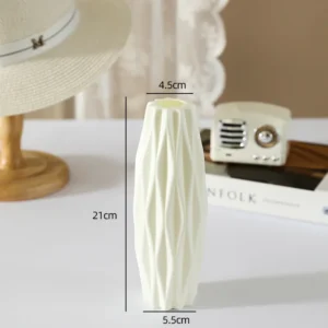 Plastikowy wazon dekoracyjny w stylu skandynawskim 3219 paper art