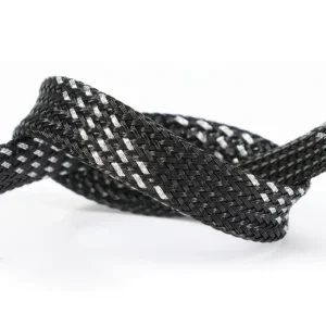 Pleciony rękaw na kable PET 2-25 mm - ochrona przewodów żółty