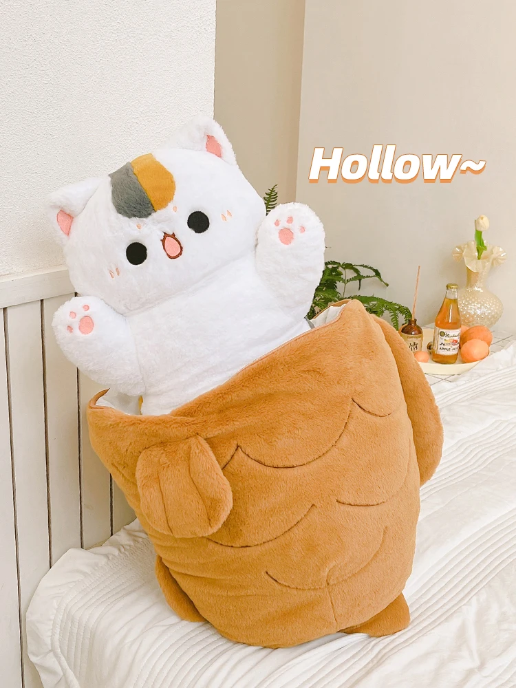 Pluszowa poduszka Taiyaki rybka do przytulania Czarny