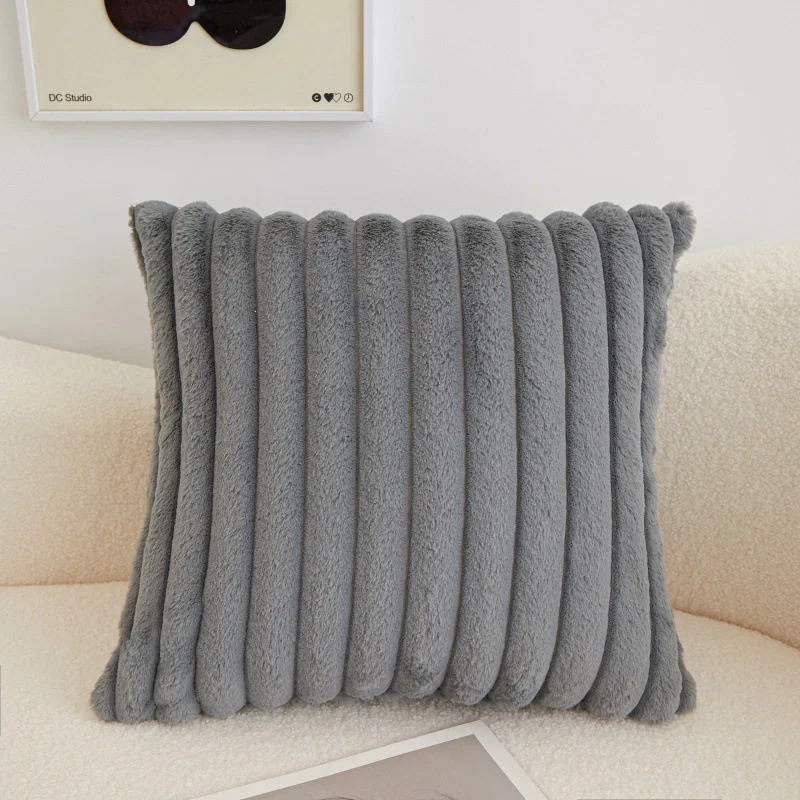 Supermiekka pluszowa poszewka na poduszkę Nordic — dekoracja salonu 45×45 cm Brązowy