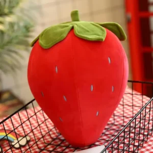 Pluszowa truskawka duża miękka poduszka do sypialni 20-40 cm 