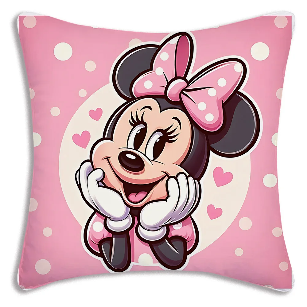 Pluszowe poszewki na poduszki z motywem Miki i Minnie Pc 209bdxml18a